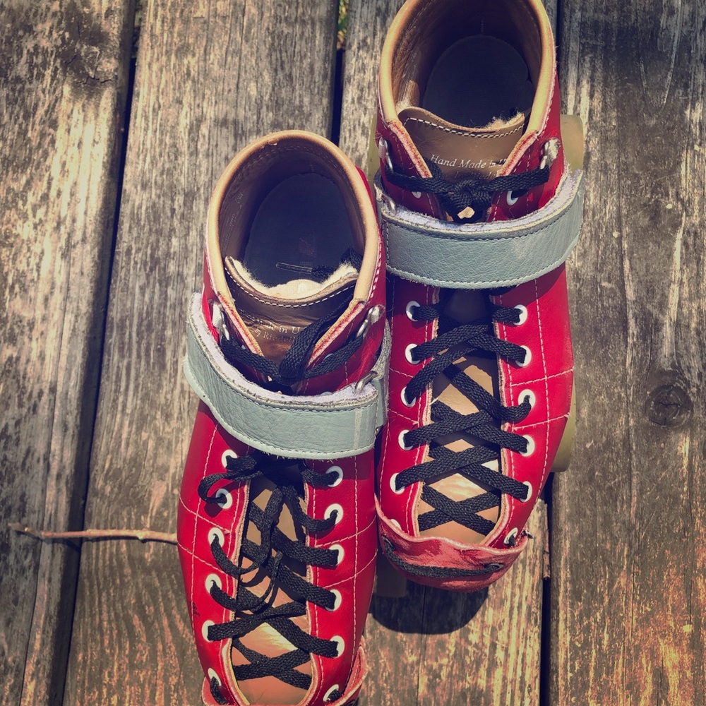 Riedell color lab custom 495 skates size 6